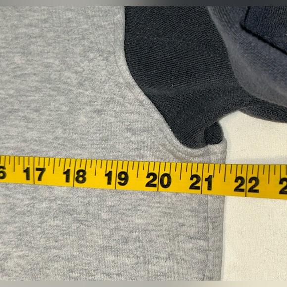 Nike Hoops Hoodie Grey Dark Blue "Satin" lined hood Basketball Youth Boys XL - Picture 10 of 12